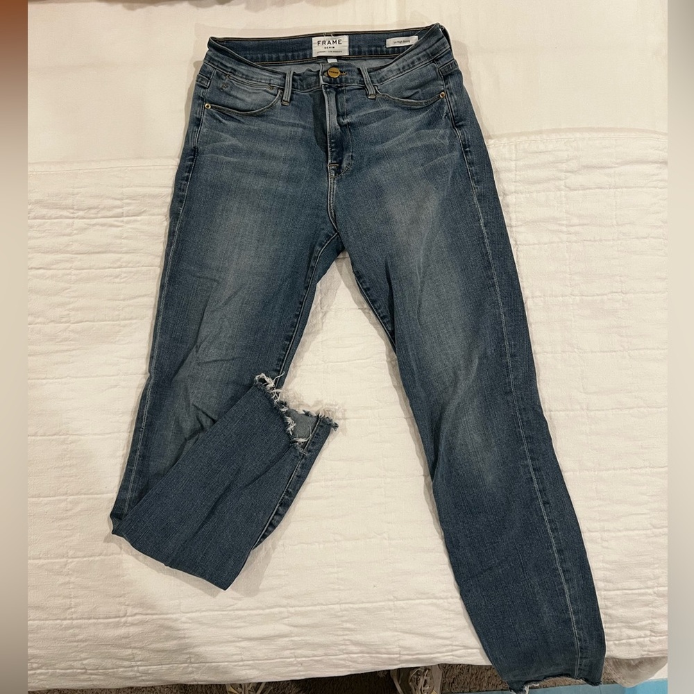 Frame Le High Skinny raw edge 27